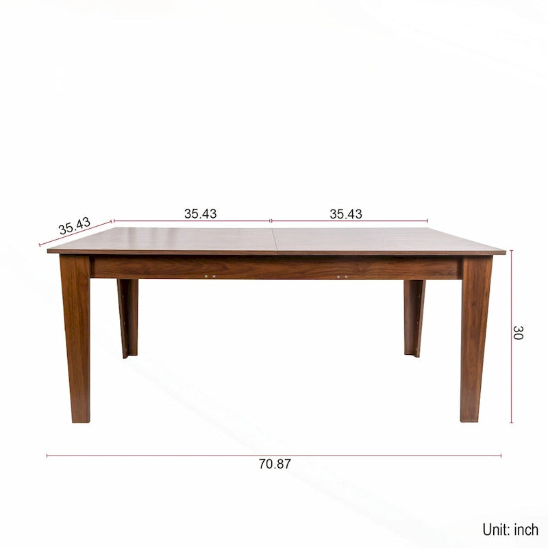 Table de cuisine en bois polyvalente et extensible pour diverses occasions