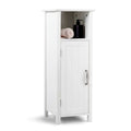 Meuble de rangement de salle de bain sur pied avec porte simple