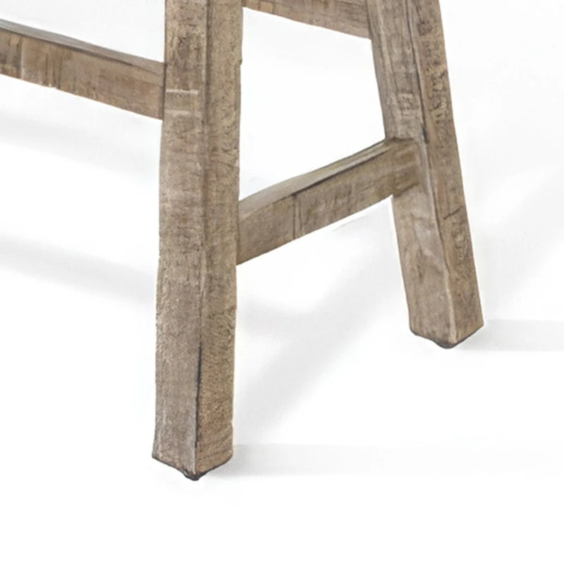 Banc de bar, 33 pouces, en acajou rustique marron clair