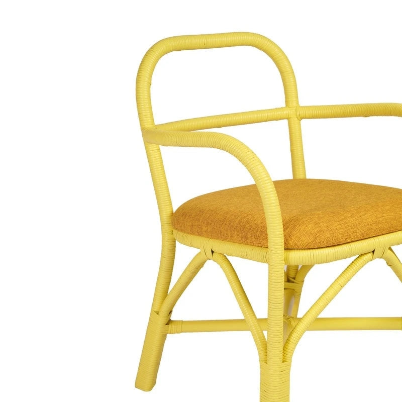 Chaise de salle à manger en rotin