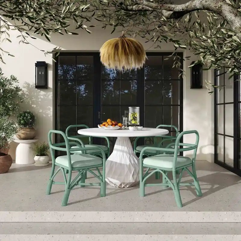 Chaise de salle à manger en rotin