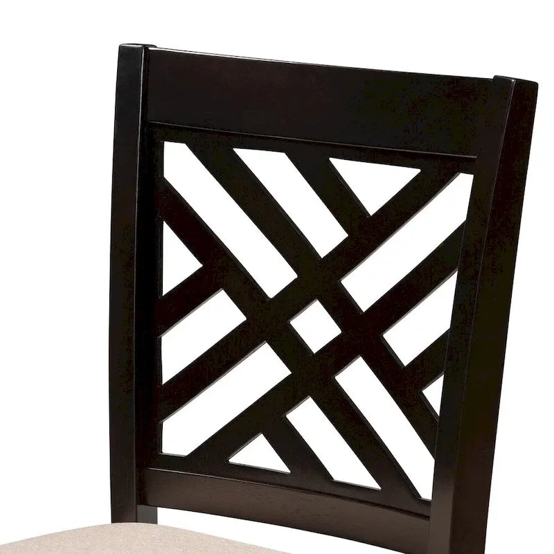 Ensemble de 2 tabourets de bar modernes et contemporains