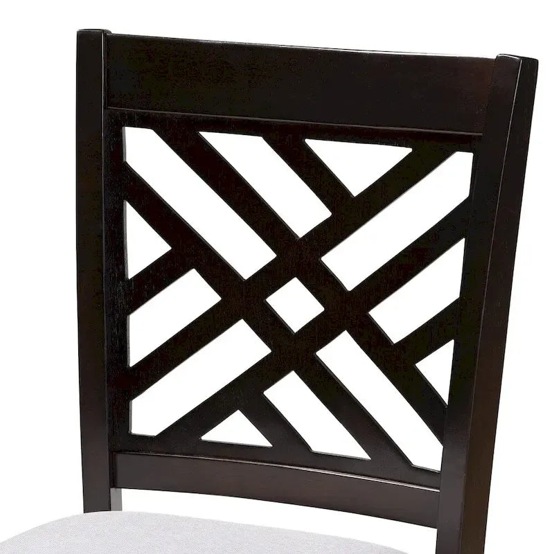 Ensemble de 2 tabourets de bar modernes et contemporains