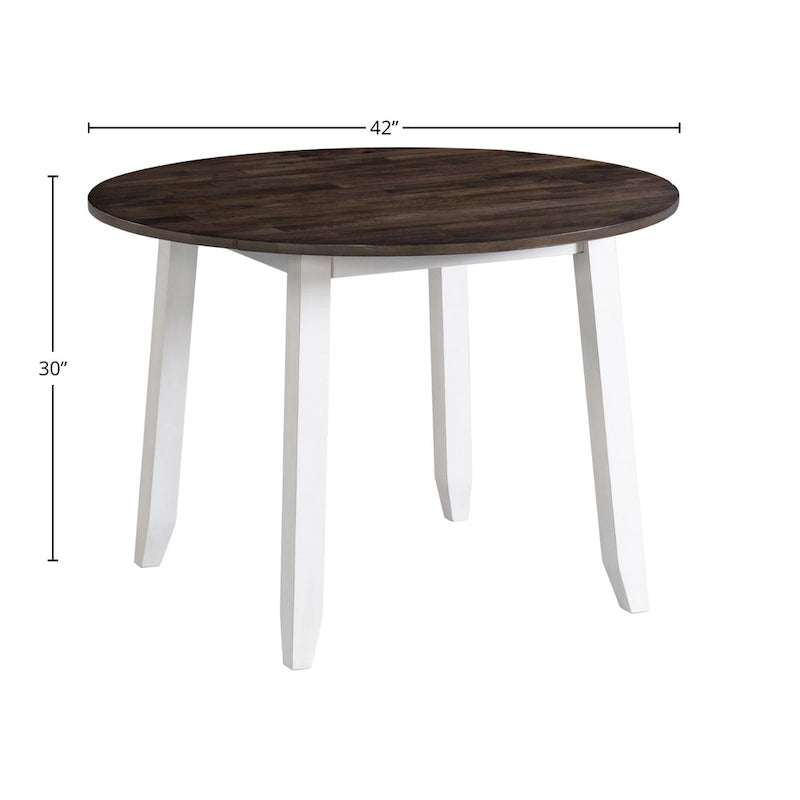 table pliante grise et blanche