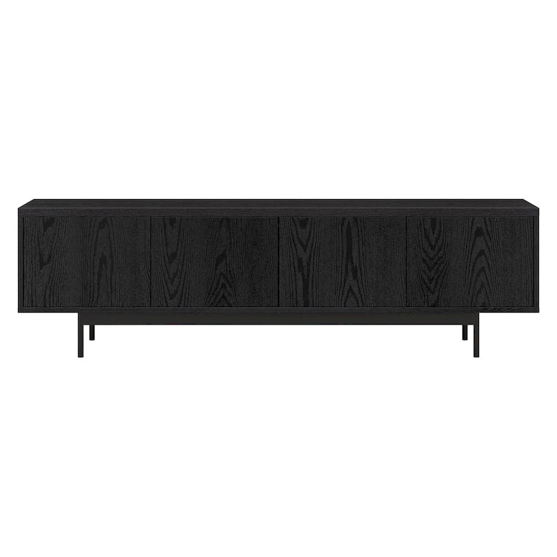 Support TV rectangulaire, adapté aux téléviseurs jusqu'à 75 pouces et d'une largeur de 69,5 pouces.