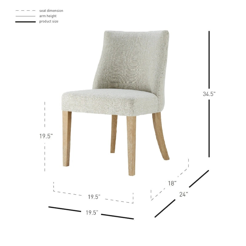 Nouvelles Chaises en Tissu Paris, (Lot de 2)