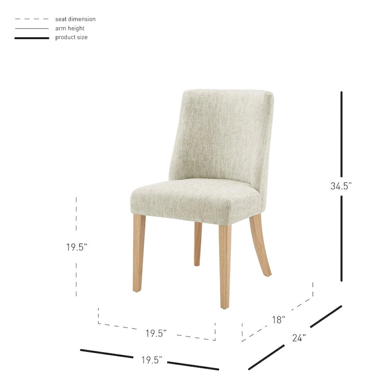 Nouvelles Chaises en Tissu Paris, (Lot de 2)