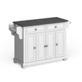 Dessus en acier inoxydable Îlot/Chariot de cuisine pleine grandeur - 45,7 P x 130,8 L x 86,4 H cm