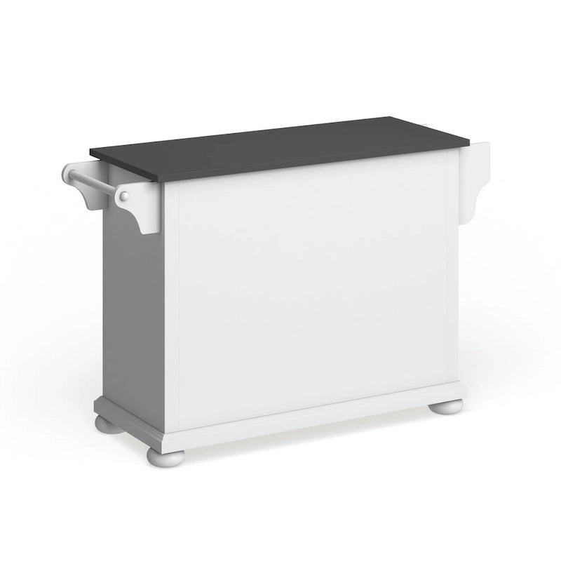 Dessus en acier inoxydable Îlot/Chariot de cuisine pleine grandeur - 45,7 P x 130,8 L x 86,4 H cm