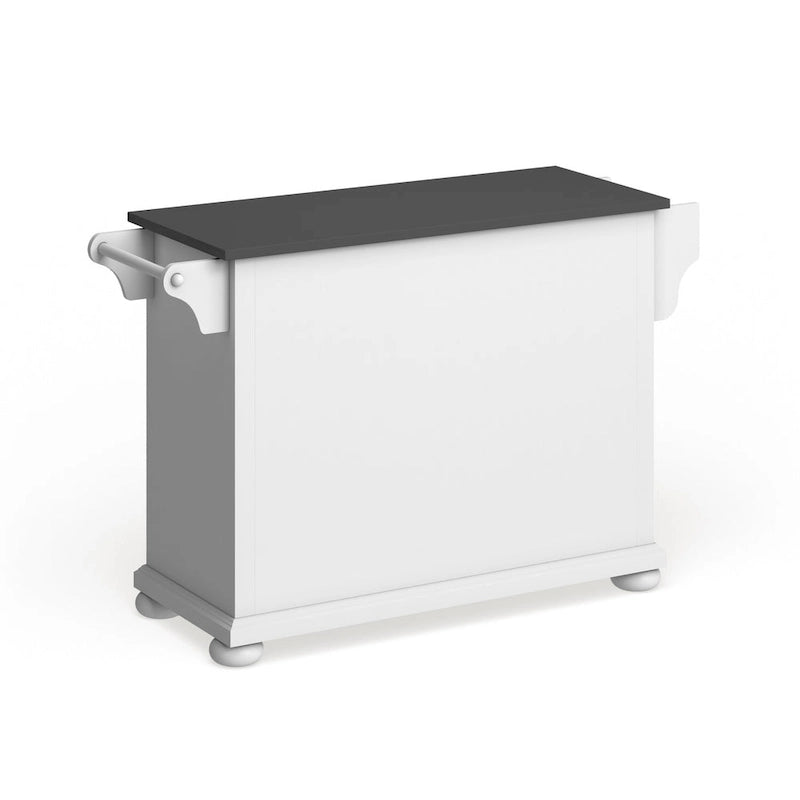 Dessus en acier inoxydable Îlot/Chariot de cuisine pleine grandeur - 45,7 P x 130,8 L x 86,4 H cm