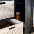 2 tiroirs et 3 paniers amovibles - 39,8 L x 12,5 P x 29,5 H - 41Lx13Px26H
