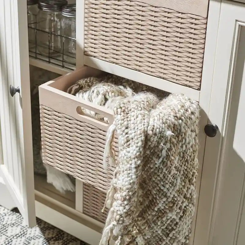 2 tiroirs et 3 paniers amovibles - 39,8 L x 12,5 P x 29,5 H - 41Lx13Px26H
