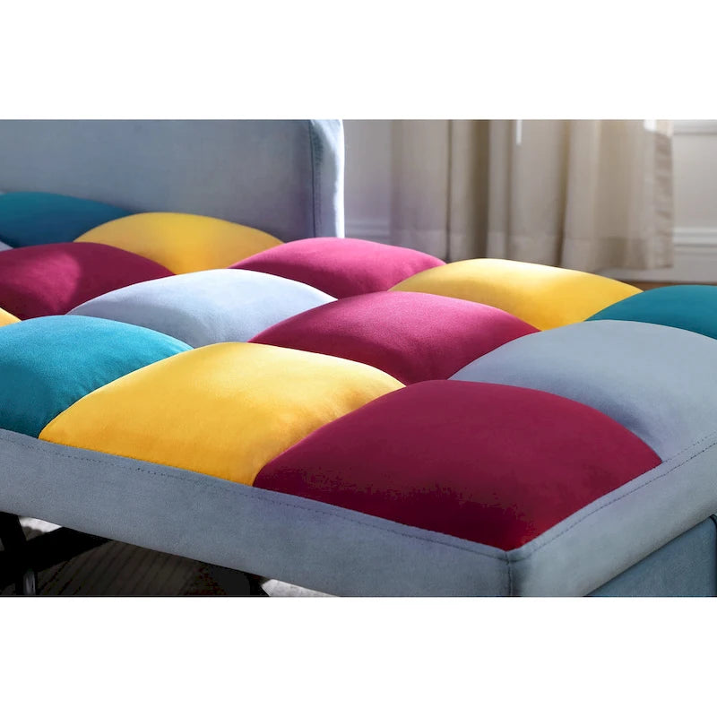 Canapé-lit convertible, fauteuil réglable avec oreiller, fauteuil-lit multifonctionnel